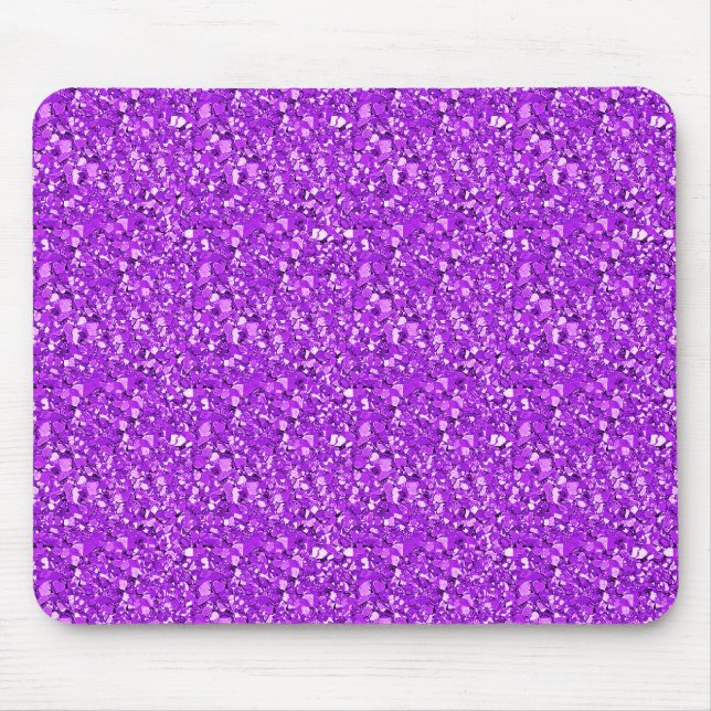 Tapis De Souris Cristal de Druzy - pourpre d'améthyste (Devant)
