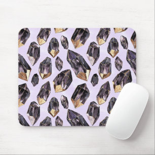 Tapis De Souris Cristaux d'or violet