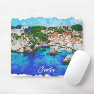 Tapis De Souris Croatie Panorama Voyage