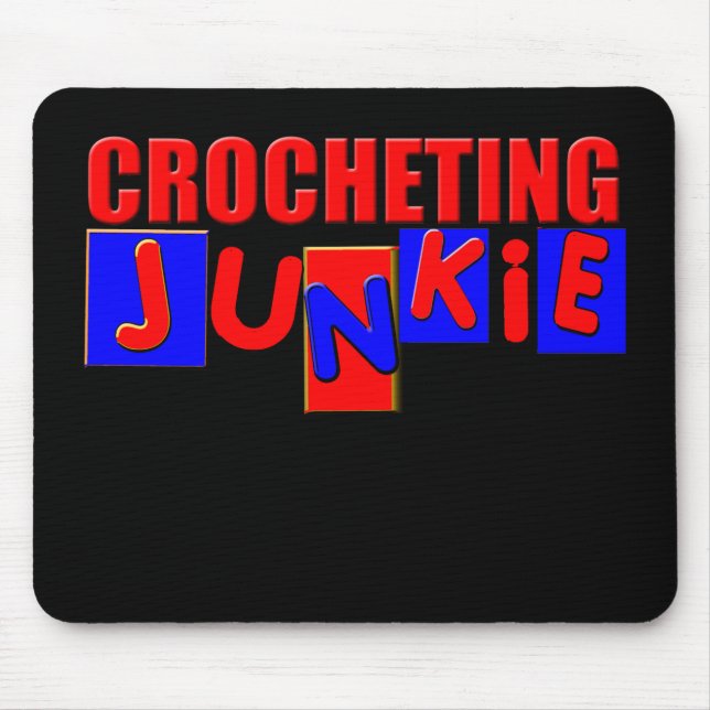 Tapis De Souris Crochet drôle (Devant)