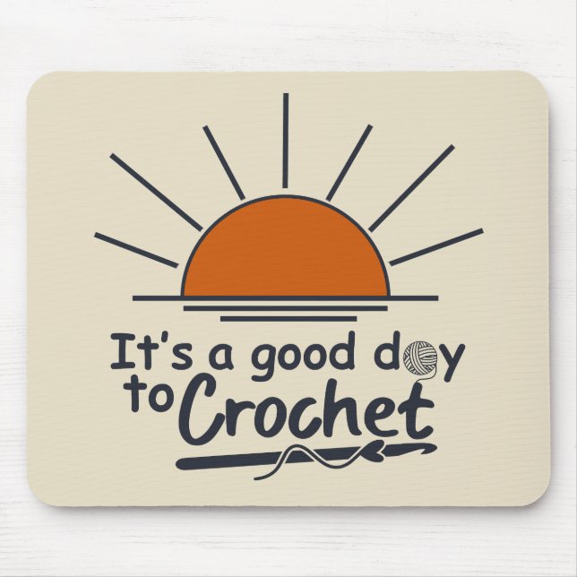 Tapis De Souris crochet drôle (Devant)