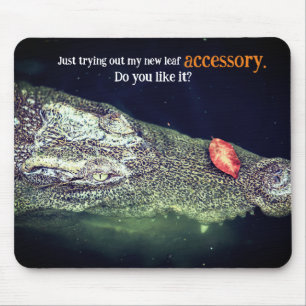 Tapis De Souris Crocodile dans l'eau