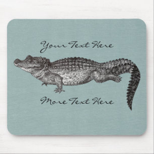Tapis De Souris Crocodile vintage Mousepad