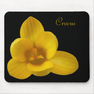 Tapis De Souris Crocus jaune personnalisable Mousepad
