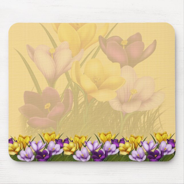Tapis De Souris Crocus Mousepad de crocus (Devant)