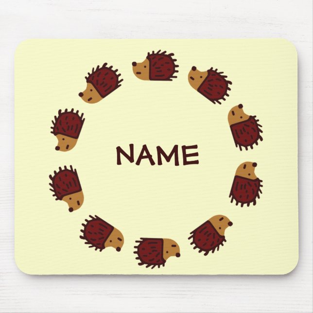 Tapis De Souris Croisement de hérisson ! (Devant)