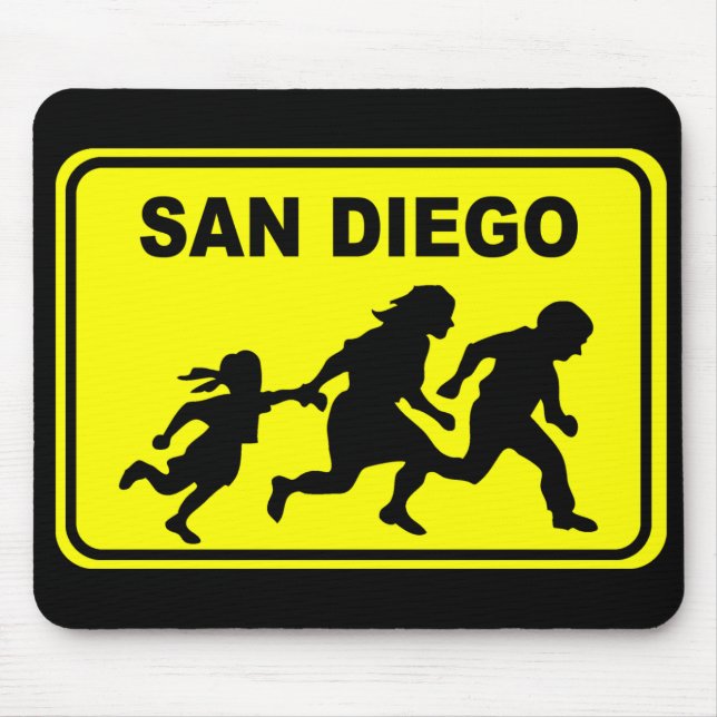 Tapis De Souris Croisement de San Diego (Devant)