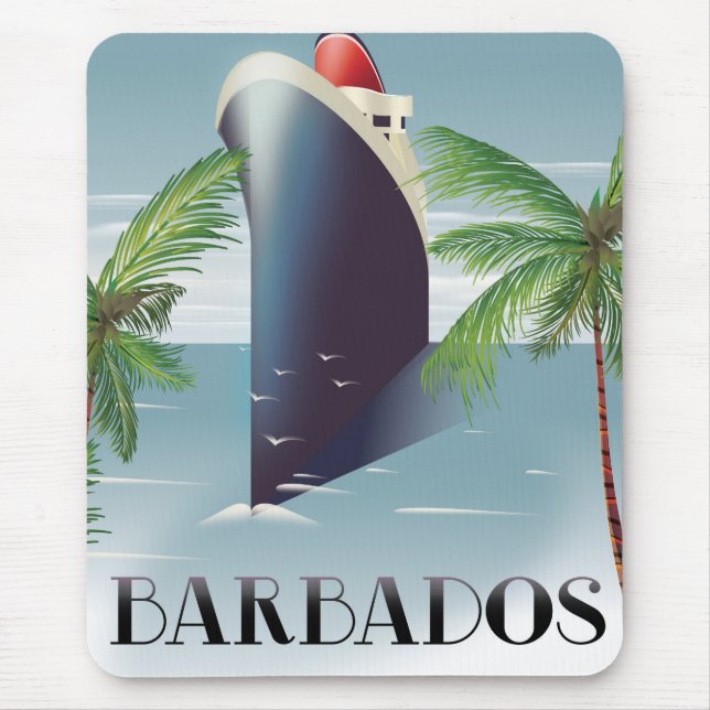 Tapis De Souris Croisière à la Barbade (Devant)