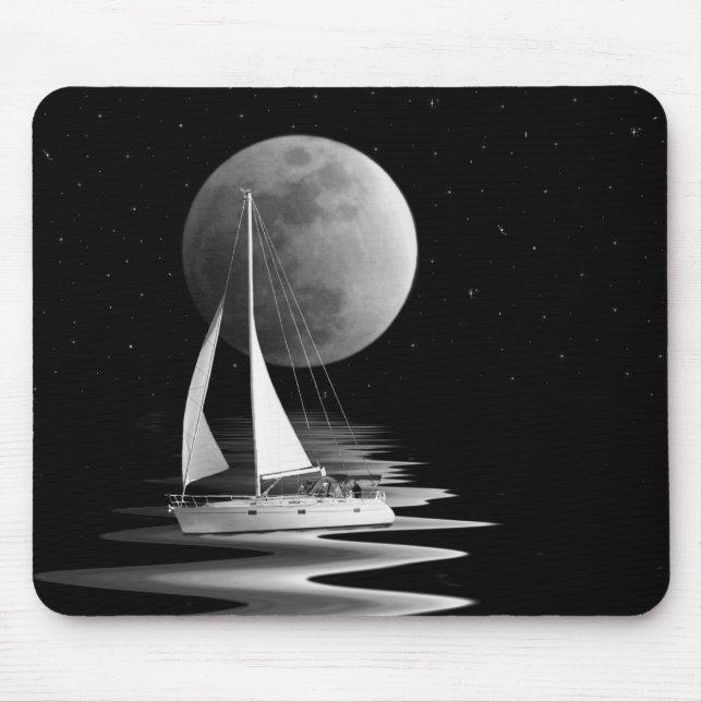 Tapis De Souris Croisière au clair de lune (Devant)