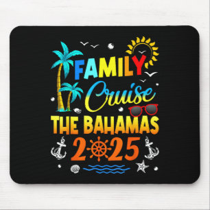 Tapis De Souris Croisière aux Bahamas 2025 Famille Amis Vacances d