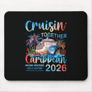 Tapis De Souris Croisière aux Caraïbes 2026 Vacances en famille Cr
