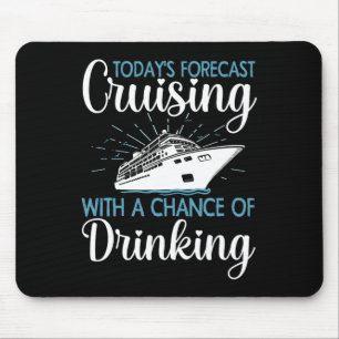 Tapis De Souris Croisière Cool pour hommes femmes famille vacances