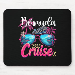 Tapis De Souris Croisière d'anniversaire du voyage 2025 Girls Gone