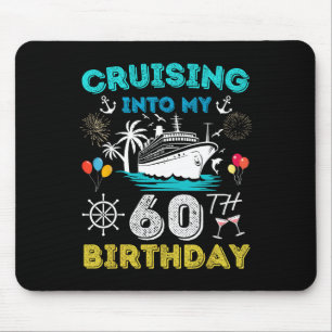 Tapis De Souris Croisière Dans Mon 60e anniversaire Croisière 60 A
