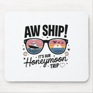 Tapis De Souris Croisière de correspondance de couples Aw Ship C'e