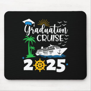 Tapis De Souris Croisière de fin d'études 2025 Diplômé Plage d'Haw