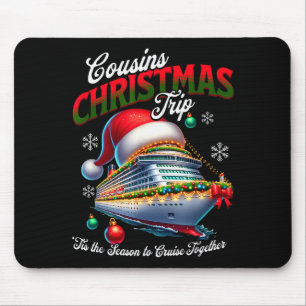 Tapis De Souris Croisière de Noël Bateau Correspondant Cousins Voy