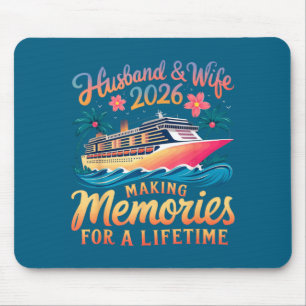 Tapis De Souris Croisière de souvenirs pour mari et femme