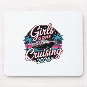 Tapis De Souris Croisière de vacances 2026 des Retro Girls Gone Cr
