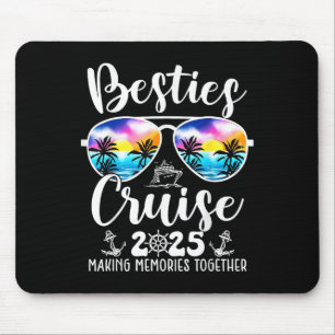 Tapis De Souris Croisière des meilleures amies 2025 Groupe d'amies
