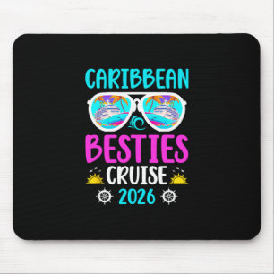 Tapis De Souris Croisière des Meilleures Amies des Caraïbes 2026 C