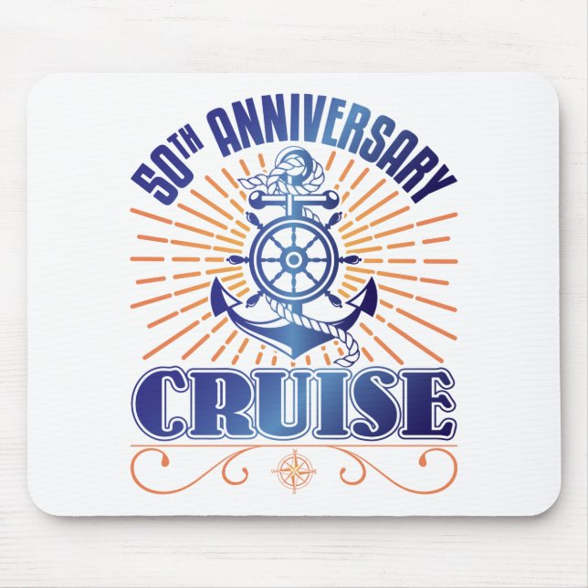 Tapis De Souris Croisière du 50e anniversaire (Devant)