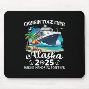 Tapis De Souris Croisière en Alaska 2025 En croisière ensemble Cor