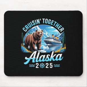 Tapis De Souris Croisière en Alaska 2025 Vacances en famille Cruis
