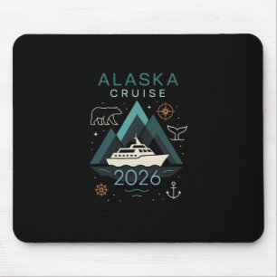 Tapis De Souris Croisière en Alaska 2026 - Voyage de vacances en f