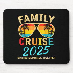 Tapis De Souris Croisière en famille 2025 Plage Correspondant vaca