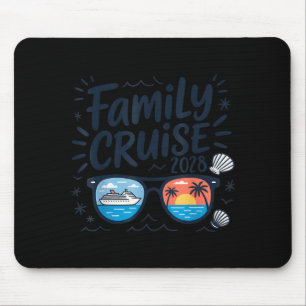 Tapis De Souris Croisière en famille vacances d'été 2028 tenue de