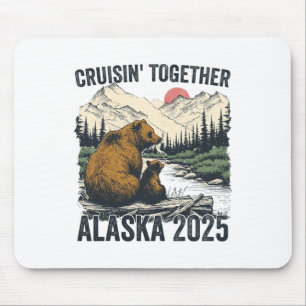 Tapis De Souris Croisière Ensemble Alaska 2025 Famille Amie Alaska