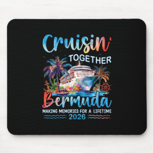 Tapis De Souris Croisière ensemble aux Bermudes 2026 Vacances en f