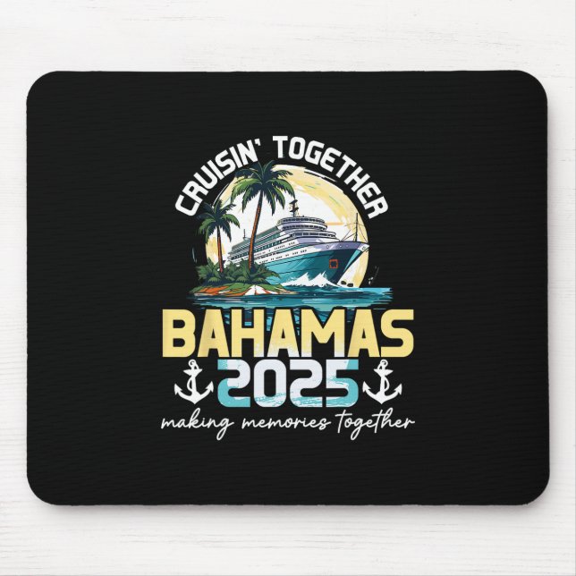 Tapis De Souris Croisière ensemble Bahamas 2025 (Devant)