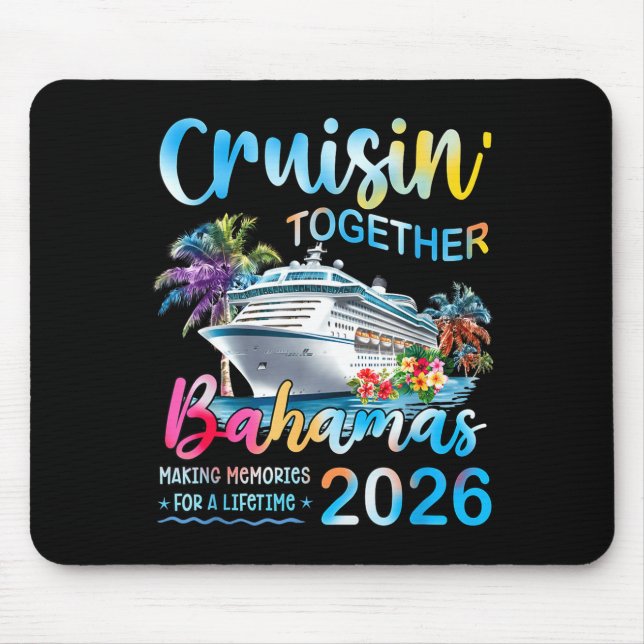 Tapis De Souris Croisière ensemble Bahamas 2026 Croisière de group (Devant)