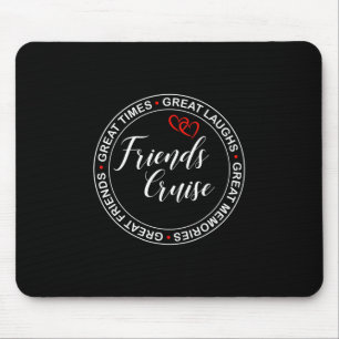 Tapis De Souris Croisière entre amis 2026 Voyage de vacances Crois