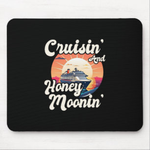 Tapis De Souris Croisière et lune de miel - Jeunes mariés assortis