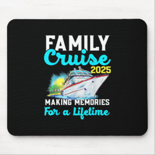 Tapis De Souris Croisière familiale 2025 Créer des souvenirs pour 