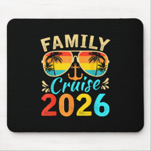 Tapis De Souris Croisière familiale 2026 Souvenirs Voyage d'été Ba