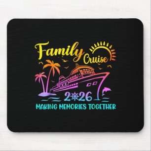 Tapis De Souris Croisière familiale 2026 Vacances d'été en famille