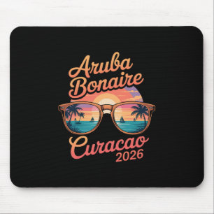 Tapis De Souris Croisière familiale à Aruba Bonaire Curaçao entre
