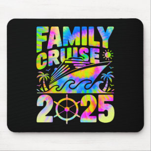 Tapis De Souris Croisière famille 2025 Vacances jumelées 2025 Fami
