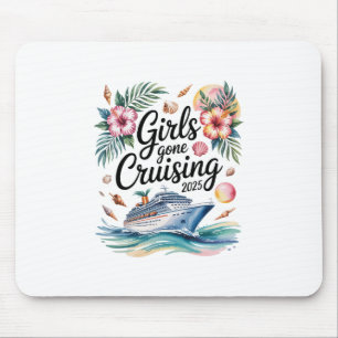Tapis De Souris Croisière Filles en folie 2025 Voyage de Chelorett