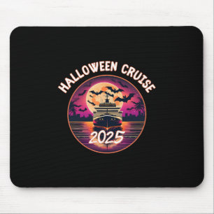 Tapis De Souris Croisière Halloween 2025 Clair de Lune Bateau Océa