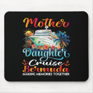 Tapis De Souris Croisière mère et fille aux Bermudes 2025 Maman Fi