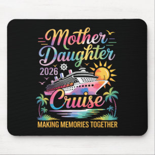 Tapis De Souris Croisière mère-fille 2026 Voyage de vacances en fa