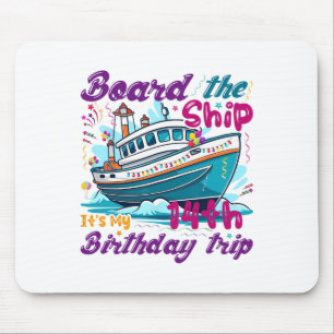 Tapis De Souris Croisière pour 14 ans, 14 ans, bateau Lo