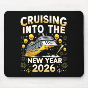 Tapis De Souris Croisière pour la nouvelle année 2026 Cadeau de fê