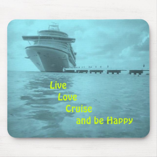 Tapis De Souris Croisière vivante Mousepad d'amour (Devant)