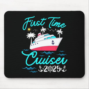 Tapis De Souris Croisiériste pour la première fois Vacances en fam